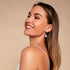 Pink | .925 Sterling Silver | Mermaid Glass Drop Earrings